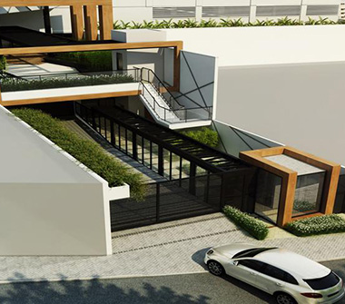 Perspectiva acesso residencial